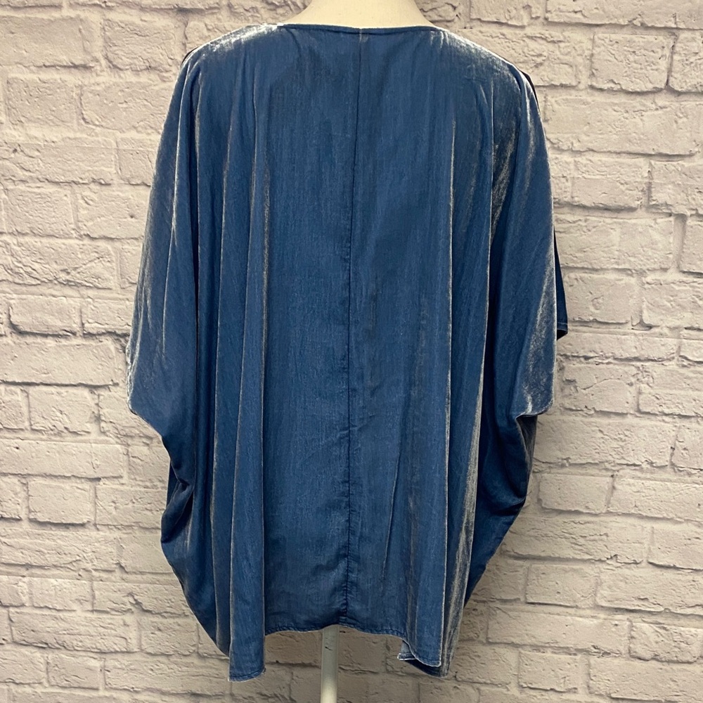 NWT J. Jill pure Jill elements Velvet Caftan Top Size Medium - Picture 4 of 7
